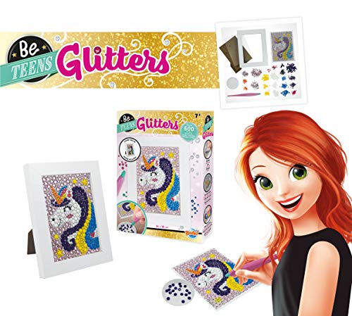 Buki France- Be Teens Glitters-Unicorno Gioco Pittura Diamanti, Colore, DP002 - immagine 8