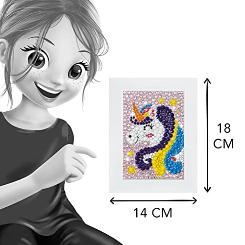 Buki France- Be Teens Glitters-Unicorno Gioco Pittura Diamanti, Colore, DP002 - immagine 9
