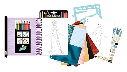 Buki France- Be Teens Glitters-Unicorno Gioco Pittura Diamanti, Colore, DP002 & Blocco Moda Abiti da Sera, CM102 - immagine 7