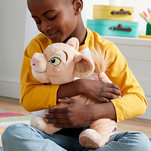 Disney Store Peluche, Il Re Leone, in morbido tessuto di peluche con dettagli ricamati e posa scherzosa, per tutte le età - immagine 3