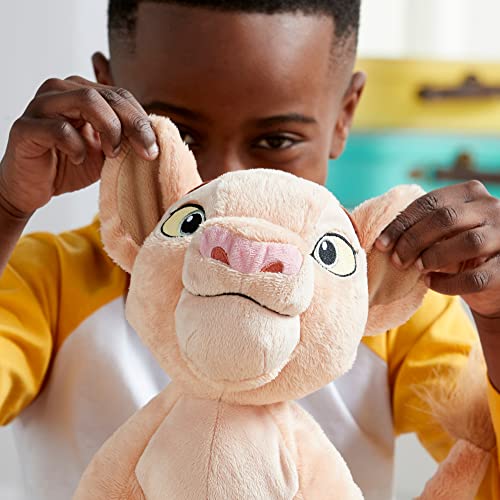 Disney Store Peluche, Il Re Leone, in morbido tessuto di peluche con dettagli ricamati e posa scherzosa, per tutte le età - immagine 4