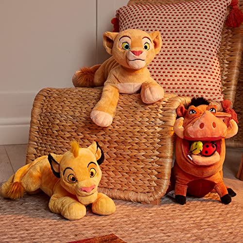 Disney Store Peluche, Il Re Leone, in morbido tessuto di peluche con dettagli ricamati e posa scherzosa, per tutte le età - immagine 6