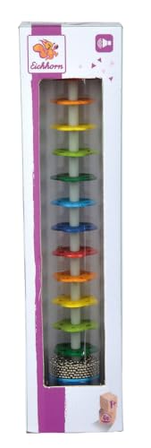 Eichhorn Eichhorn-Regenmacher-100003445 Pioggia in Legno Massiccio, Tubo in plastica con Sfere in Metallo, 32 x 5 cm, Multicolore, 32x5cm, 4003046002737 - immagine 4