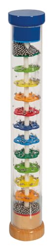 Eichhorn Eichhorn-Regenmacher-100003445 Pioggia in Legno Massiccio, Tubo in plastica con Sfere in Metallo, 32 x 5 cm, Multicolore, 32x5cm, 4003046002737