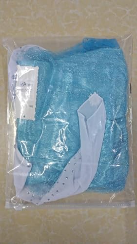 Gridamea Vestito Elsa Frozen Bambina-Costume Anna Ghiaccio Abito da Principessa con Corona/Bacchetta/Guanti/Treccia/Orecchini/Anello per Bambini Compleanno, Halloween, Feste, Cosplay - immagine 16
