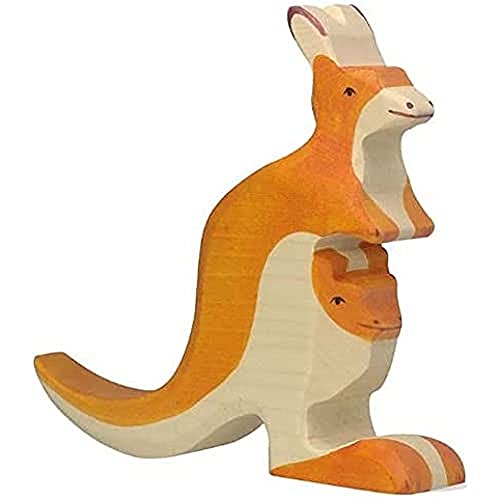 Holztiger - 80.193 - Statuetta - Canguro con Petit