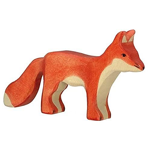 Holztiger - Volpe Figura in legno, Colore Multicolore, 80095