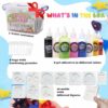 KOKOBOX Giocattolo Acquatico Fatto A Mano 3d Gioco Bambina Bambino 3 4 5 Anni Set Creativo Con 8 Flaconi Di Gel Colorato Da 60 Ml Ciascuno,10 Formine,6 Additivi A Base D’Acqua, Regalo Bambina Bambino - immagine 3