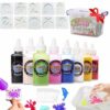 KOKOBOX Giocattolo Acquatico Fatto A Mano 3d Gioco Bambina Bambino 3 4 5 Anni Set Creativo Con 8 Flaconi Di Gel Colorato Da 60 Ml Ciascuno,10 Formine,6 Additivi A Base D’Acqua, Regalo Bambina Bambino