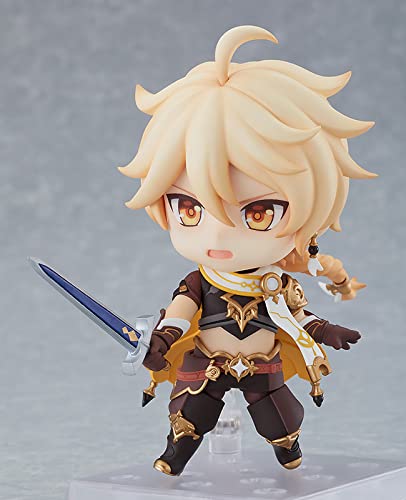 MERCHANDISING LICENCE Good Smile Genshin Impact: Viaggiatore (etere) Nendoroid Action Figure, Multicolore, (G12626) - immagine 4