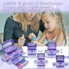 Set di Trucchi per Bambine - 57 Pezzi Trucco per Bambina Anallergici Valigetta Trucchi Ragazze,Giocattoli Giochi Trousse Trucchi Bambina,Natale,Regalo di Compleanno per Ragazze 4 5 6 7 8 9 10 Anni - immagine 5