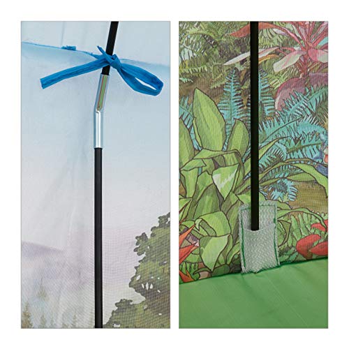 relaxdays Tenda per Bambini con Dinosauri, Casetta Giocattolo per la Cameretta & Il Giardino, Indoor & Outdoor, Colorato, Multicolore, 10035296 - immagine 7