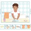 Aprendo mis Rutinas Diarias: Secuencias con pictogramas | Versión Chico | educación especial Infantil y pedagogía | Editorial Geu - immagine 4