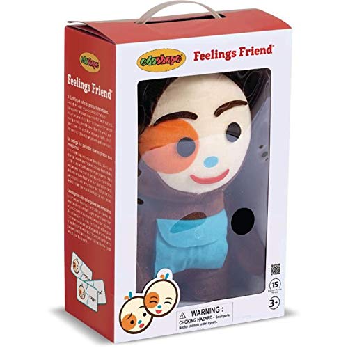 BSM Edushape- Doudou Emotions, Feelings Friend Peluche Ed 925120, Multicolore