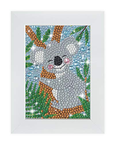 Buki France- Be Teens Glitters-Koala, Colore, DP010, A partire da 7 anni, con Pannello adesivo, Penna con punta in cera. Astuccio, Sacchetti per classificare gli strass, Cornice in legno - immagine 4