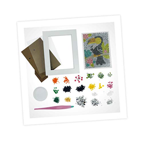 Buki France- Be Teens Glitters-Tucano Unicorno Gioco Pittura Diamanti, Multicolore, DP004 - immagine 4