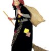 Ciao- Vecchia Befana Costume Travestimento Unisex Adulto con Maschera, Nero, Taglia unica, 26600