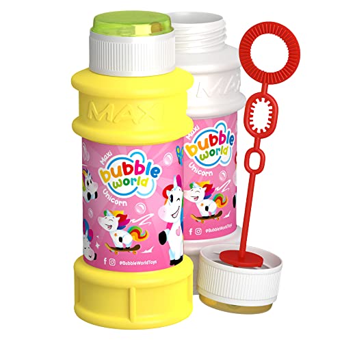 DULCOP - Unicorn Bubbles - Soap Bubbles - 175 ml - 048175 - Pink - Plastic - Official Licensed - Children's Toy - Outdoor Game - Ages 3 and up
