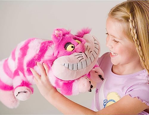 Disney Store peluche ufficiale medio Stregatto, Alice nel Paese delle Meraviglie, 18 cm, iconico personaggio con dettagli ricamati, il classico sorriso, artigli in feltro, dai 12 mesi in su - immagine 3