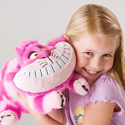 Disney Store peluche ufficiale medio Stregatto, Alice nel Paese delle Meraviglie, 18 cm, iconico personaggio con dettagli ricamati, il classico sorriso, artigli in feltro, dai 12 mesi in su - immagine 4