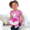 Disney Store peluche ufficiale medio Stregatto, Alice nel Paese delle Meraviglie, 18 cm, iconico personaggio con dettagli ricamati, il classico sorriso, artigli in feltro, dai 12 mesi in su - immagine 5