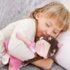 GAGAKU Bambola di stoffa morbida con angelo custode, regalo di battesimo per bambine con ali, portafortuna per bambini dai 3 ai 5 anni - immagine 7