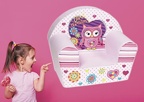 Knorrtoys knoortoys Poltrona per Bambini-Gufo, Multicolore - immagine 6