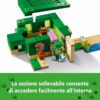 LEGO Minecraft Beach House della Tartaruga, Modellino di Casa Giocattolo da Costruire, Gioco per Bambini e Bambine da 8 Anni in su con Personaggi, Animali e Accessori, Regalo per Fan e Gamer 21254 - immagine 6