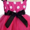 Lito Angels Vestito Costume Minnie per Bimba Bambina con Cerchietto, Taglia 18-24 Mesi, Rosa Caldo Pois (Etichetta in Tessuto 100) - immagine 6
