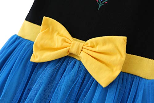 Lito Angels Vestito Costume da Regno di Ghiaccio Principessa Anna per Bambina Taglia 18-24 Mesi, Manica Corta (Etichetta in Tessuto 100) - immagine 6