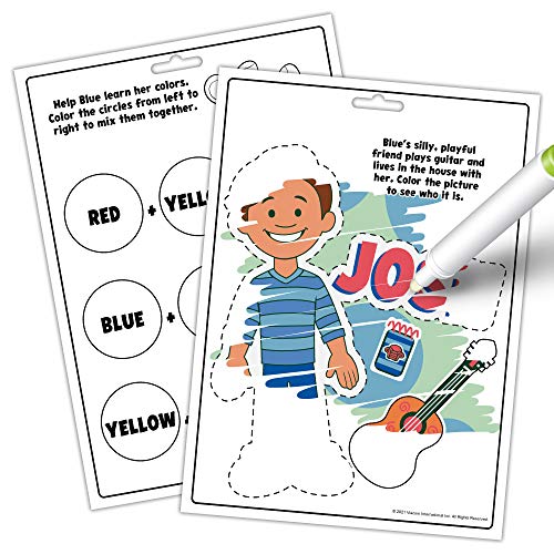 Nickelodeon Blue's Clues and You 16-Page Imagine Ink Coloring Book with Mess Free Marker 50580 Bendon - immagine 3