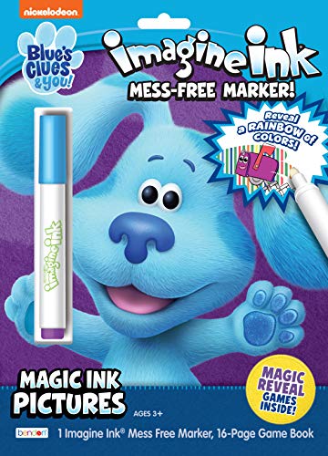 Nickelodeon Blue's Clues and You 16-Page Imagine Ink Coloring Book with Mess Free Marker 50580 Bendon