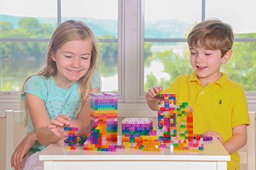 Strictly Briks - 1008 pezzi costruzioni classiche - set di mattoncini per costruzioni - 100% compatibile con tutte le principali marche - tenuta forte, 8 colore chiaro- 9 diverse forme e dimensioni - immagine 8