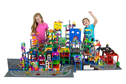 Strictly Briks - 1008 pezzi costruzioni classiche - set di mattoncini per costruzioni - 100% compatibile con tutte le principali marche - tenuta forte, 8 colore chiaro- 9 diverse forme e dimensioni - immagine 9