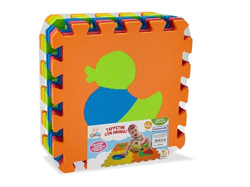 Teorema 72475 - Tappeto Puzzle con Animali, colori assortiti, 9 pezzi - immagine 5