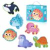 BBLIKE Puzzle Set, 6 Pezzo Giocattoli Puzzle, puzzle bambini Educativo Giocattoli Giochi Set Regalo, Giocattoli Montessori per 3 4 5 Anni Bambina Bimbo Ragazza Ragazzo (marini)