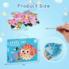 BBLIKE Puzzle Set, 6 Pezzo Giocattoli Puzzle, puzzle bambini Educativo Giocattoli Giochi Set Regalo, Giocattoli Montessori per 3 4 5 Anni Bambina Bimbo Ragazza Ragazzo (marini) - immagine 8