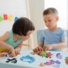 BBLIKE Puzzle Set, 6 Pezzo Giocattoli Puzzle, puzzle bambini Educativo Giocattoli Giochi Set Regalo, Giocattoli Montessori per 3 4 5 Anni Bambina Bimbo Ragazza Ragazzo (marini) - immagine 10