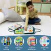 BONNYCO Busy Board Montessori Feltro Valigina Pannelli Sensoriali Montessori Tavola Montessori Giocattoli Educativi Motricità Fine | Giocattoli Regali per Ragazzi Ragazze Compleanno Natale - immagine 7