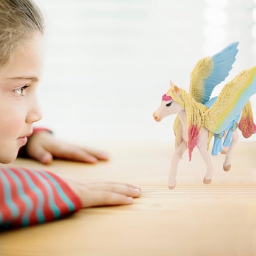 BSNRDX Mitico Figuras, Pegasus U-nicorno Colorato, Magico Energia Creatura Solido, Creatura di Energia Magica, Decorazione Scrivania, Un Regalo per la Famiglia e Gli Amici - immagine 7