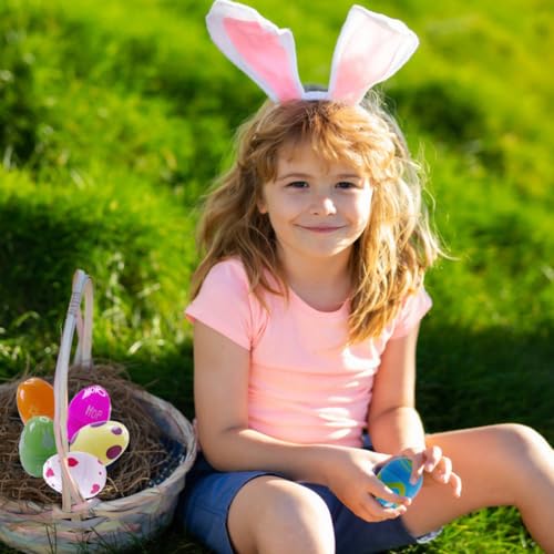 BSNRDX Uova Pasquali Colorate Uova plastica di Pasqua, Caccia alle Uova di Pasqua, Mini Giocattolo di Pasqua, Decorazione del Partito di Pasqua, Sorpresa Uovo Set 16 PCS - immagine 7