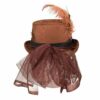 Boland 54562 - Cappello Space Punk Deluxe con occhiali, cappello steampunk, copricapo, accessorio per costume per carnevale, festa a tema o JGA - immagine 4