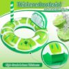COOLJOYA Lettino da Piscina Gonfiabile Adulti | Galleggiante Gonfiabile per Piscina | Materassino Gonfiabile Mare Amaca Piscina con Maniglia e Portabicchieri 91T - immagine 5