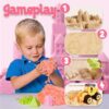 KOKOBOX Sabbia Magica Ricarica 940g/2KG/3KG/5KG per Bambini 3 4 5 Anni Sabbia Cinetica Colorata Bambini - immagine 6