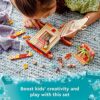 LEGO Disney Princess Moana Wayfinding Boat Building Toy 43210 Disney Princess Set di giocattoli con mini bambole Moana e Sina, statuetta del delfino, giocattolo di simulazione ispirato alla Disney per - immagine 4