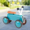 LIFEZEAL Draisienne Bambino in PP con Seduta in PU, Bicicletta senza Pedali con Ruote EVA Silensiose,Sterzo Limitato a 135°, Draisienne Bambino 10-24 Mesi con Carico di 25 KG, Blu - immagine 3