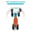 LIFEZEAL Draisienne Bambino in PP con Seduta in PU, Bicicletta senza Pedali con Ruote EVA Silensiose,Sterzo Limitato a 135°, Draisienne Bambino 10-24 Mesi con Carico di 25 KG, Blu - immagine 12