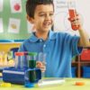 Learning Resources Provette per esperimenti jumbo con supporto di Primary Science, giocattolo scientifico, piccolo chimico, scienza e gioco, laboratorio esperimenti, 3 anni - immagine 3