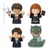 Little People Collector Harry Potter e La Camera dei Segreti Edizione Speciale Film, set per adulti e fan, 4 personaggi, HVG46 - immagine 6