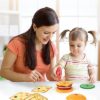 Vanmor Giocattolo Montessoriano in Legno per Impilare L'hamburger per 3+, Gioco Di Finzione Con Il Modello Del Puzzle Dell'hamburger, Strumento Didattico Di Attività Educativa per La Scuola Materna - immagine 8